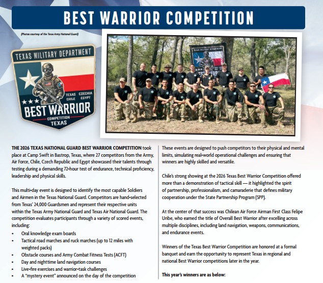 Best Warrior 2026